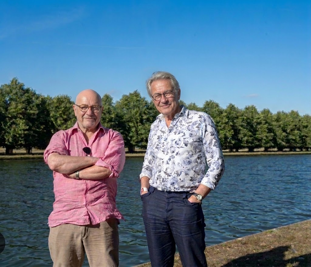 The founders of Property Helpers standing together outdoors